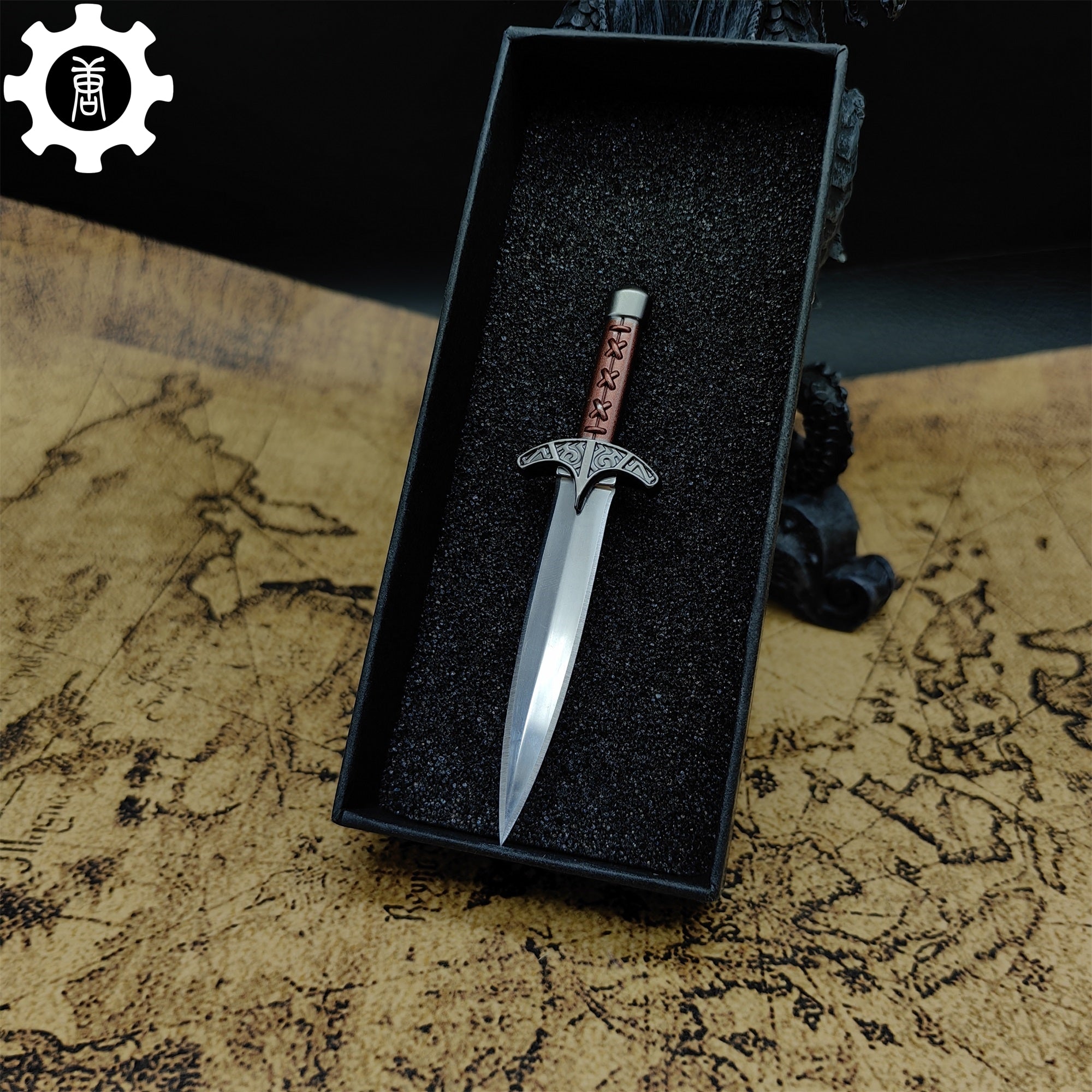 Skyrim Steel Dagger Mini Metal Replica EDC Knife - Tophatter Daily Deals
