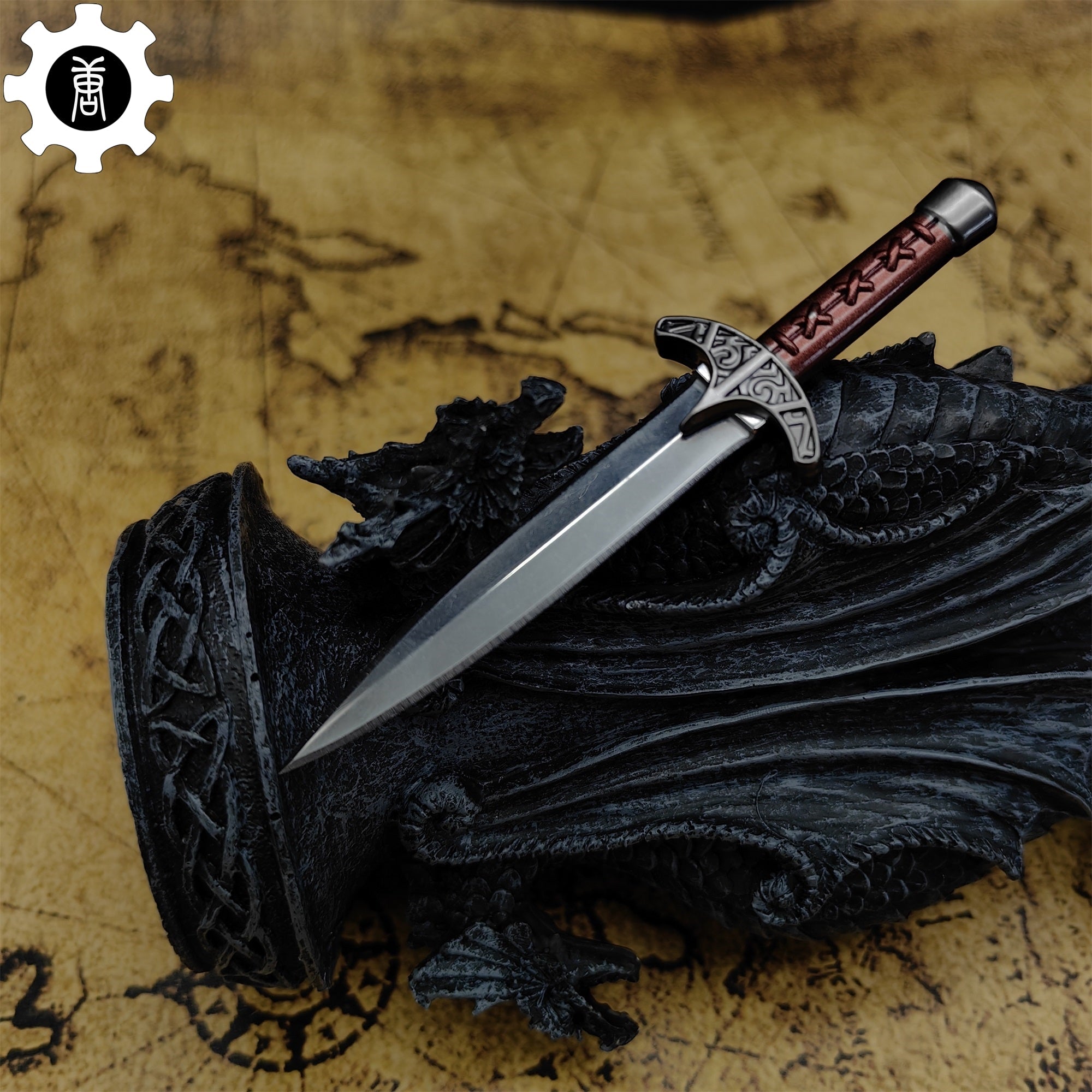 Skyrim Steel Dagger Mini Metal Replica EDC Knife - Tophatter Daily Deals