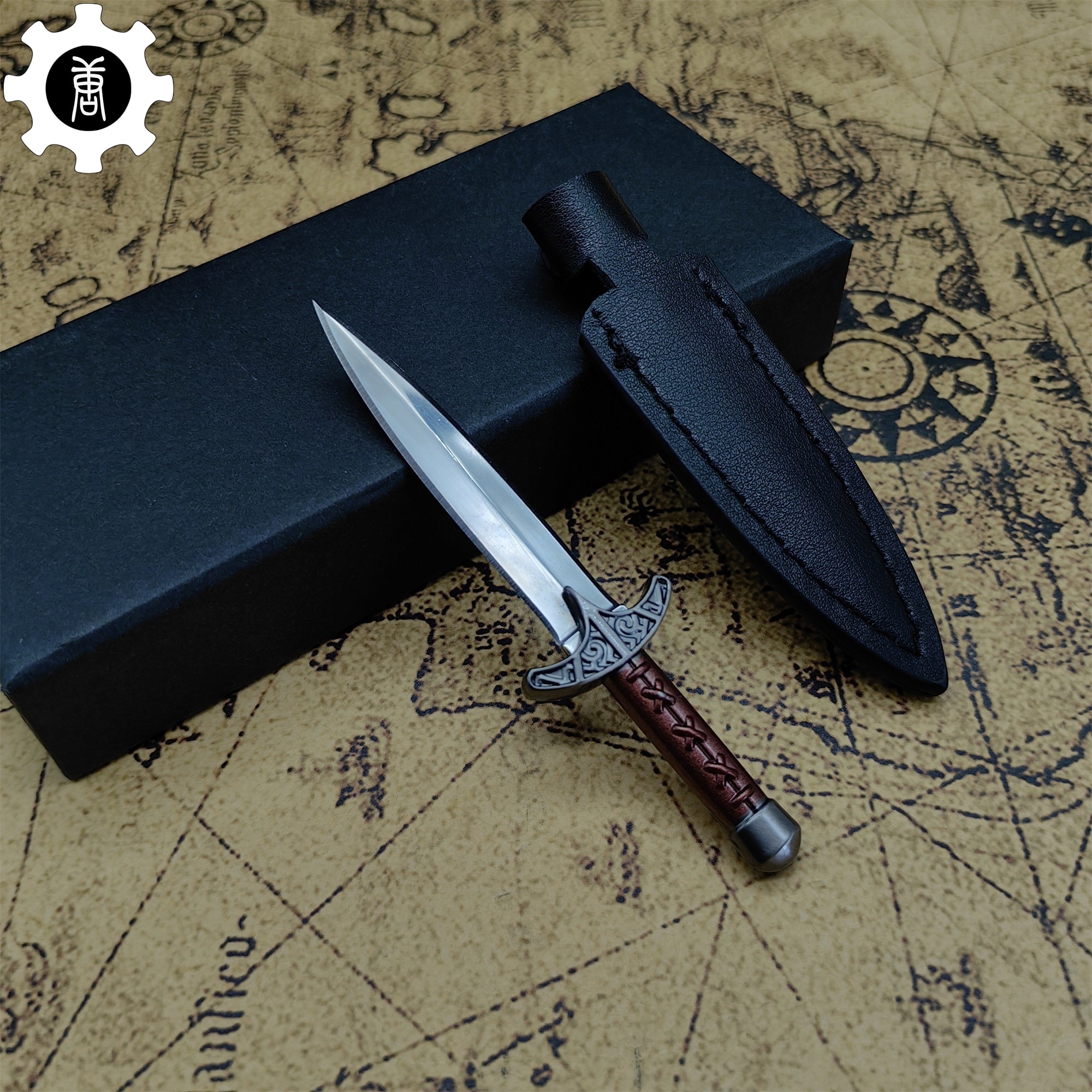 Skyrim Steel Dagger Mini Metal Replica EDC Knife - Tophatter Daily Deals