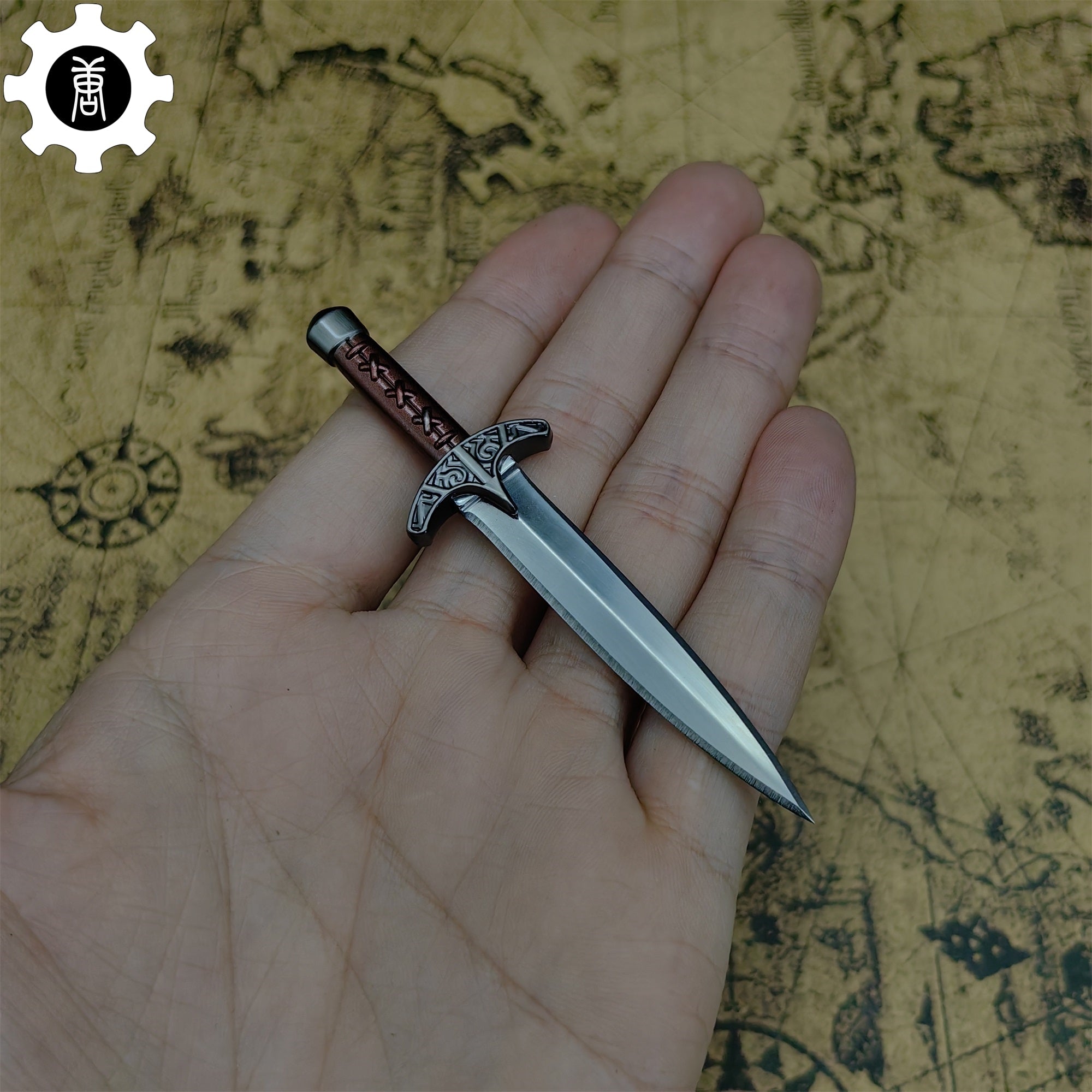 Skyrim Steel Dagger Mini Metal Replica EDC Knife - Tophatter Daily Deals