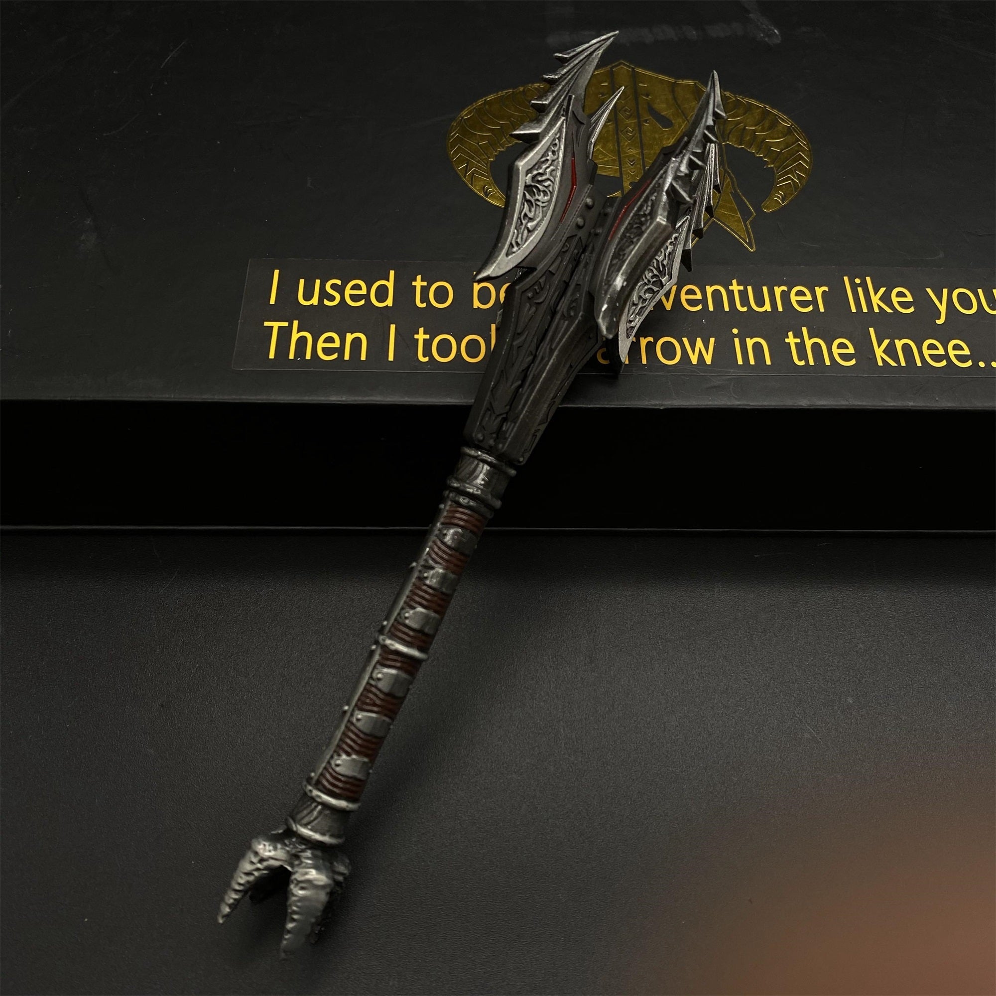 1/6 Scale Skyrim Daedric Weapon Metal Crafts For Collection - Tophatter Daily Deals