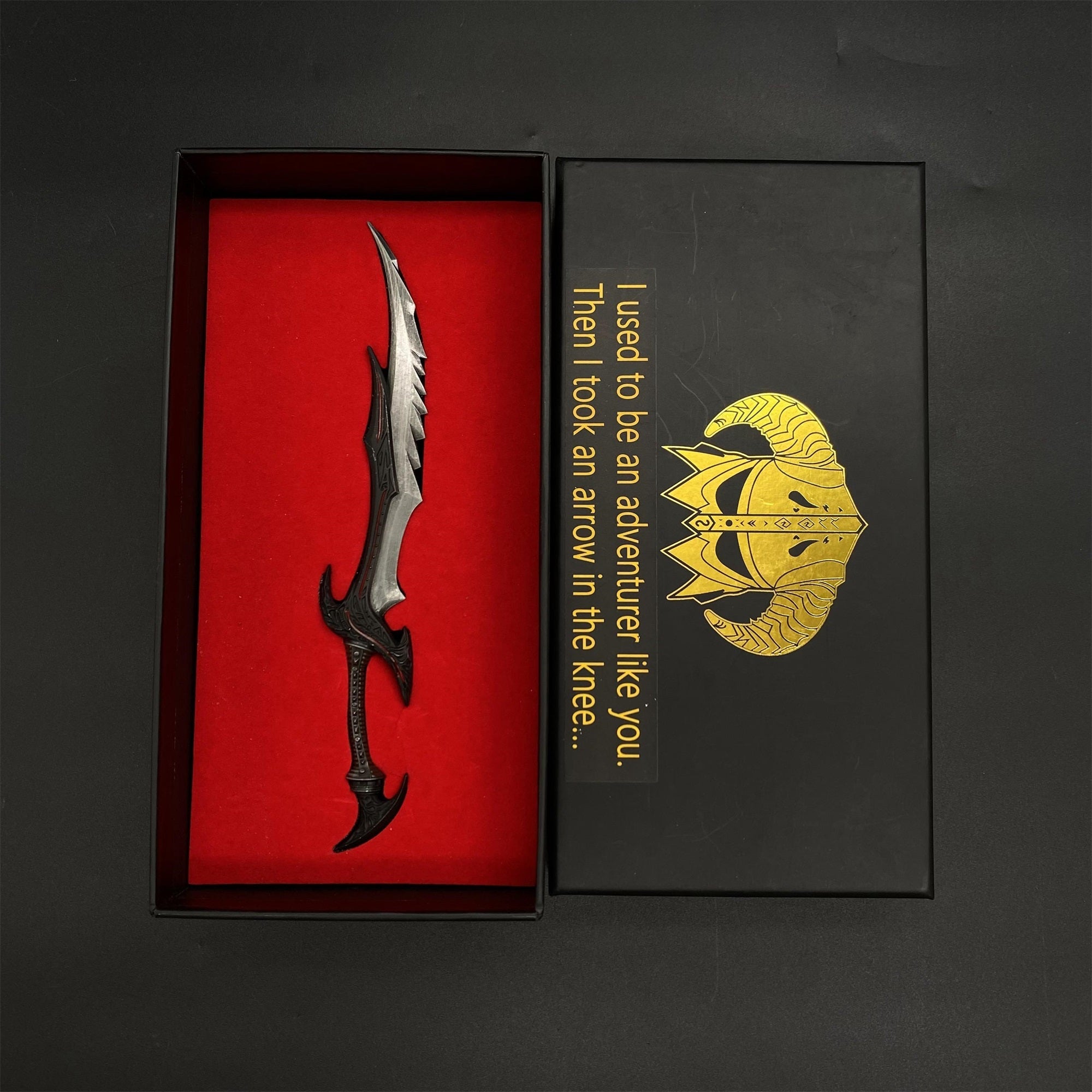 1/6 Scale Skyrim Daedric Weapon Metal Crafts For Collection Daedric Sword - Tophatter Daily Deals