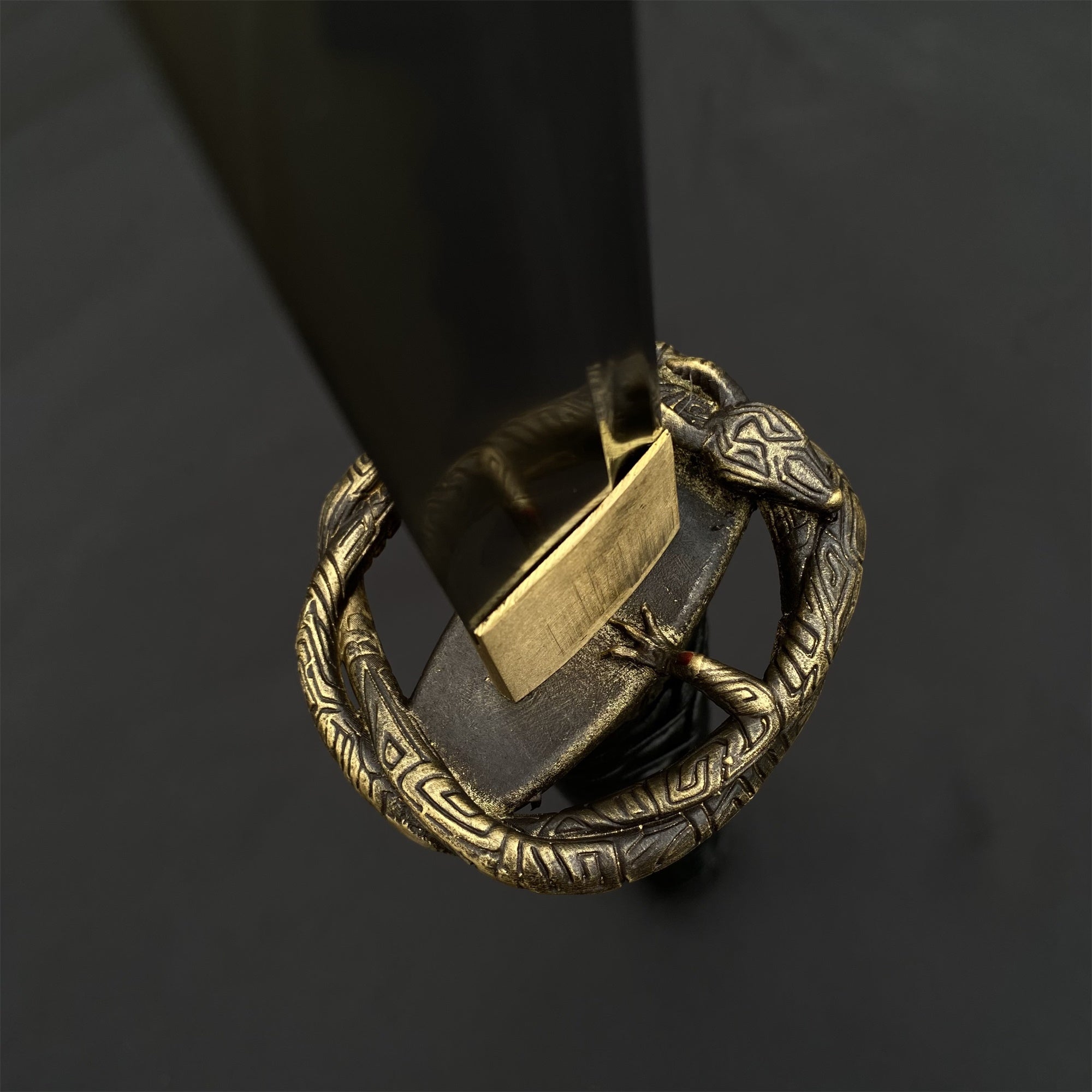 Skyrim Katana Blade Sword Akaviri Sword Manganese Steel IRL Replica - Tophatter Daily Deals