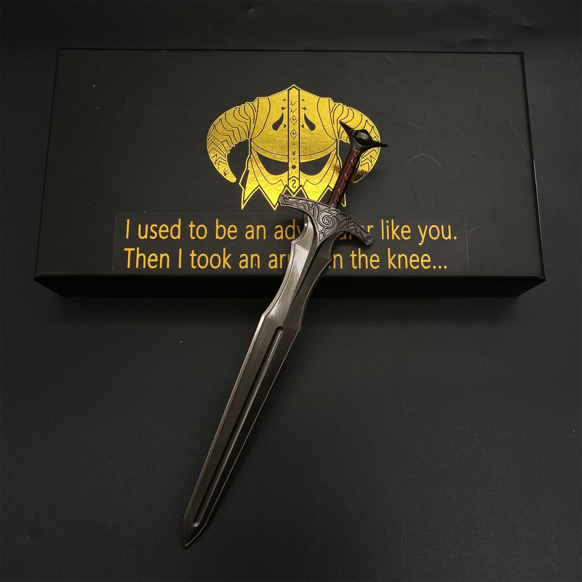 1/6 Scale Skyrim Steel Weapon Skyfroged Weapon Series Metal Crafts - Tophatter Daily Deals