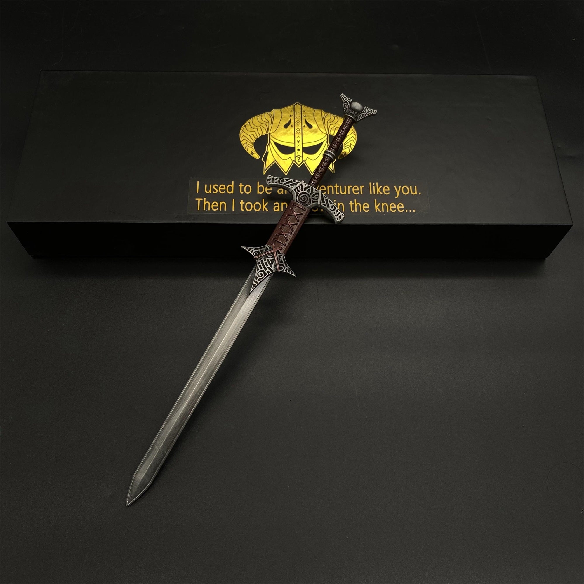 1/6 Scale Skyrim Steel Weapon Skyfroged Weapon Series Metal Crafts - Tophatter Daily Deals