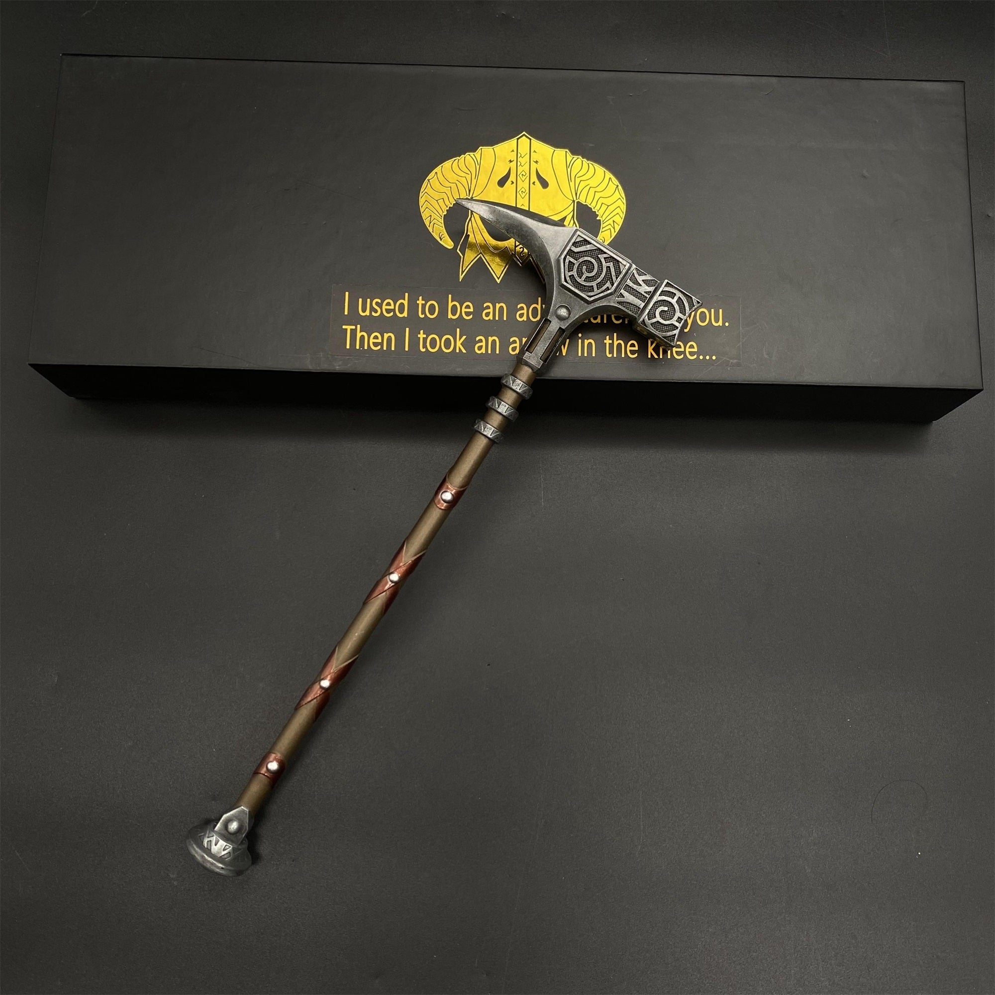 1/6 Scale Skyrim Steel Weapon Skyfroged Weapon Series Metal Crafts - Tophatter Daily Deals