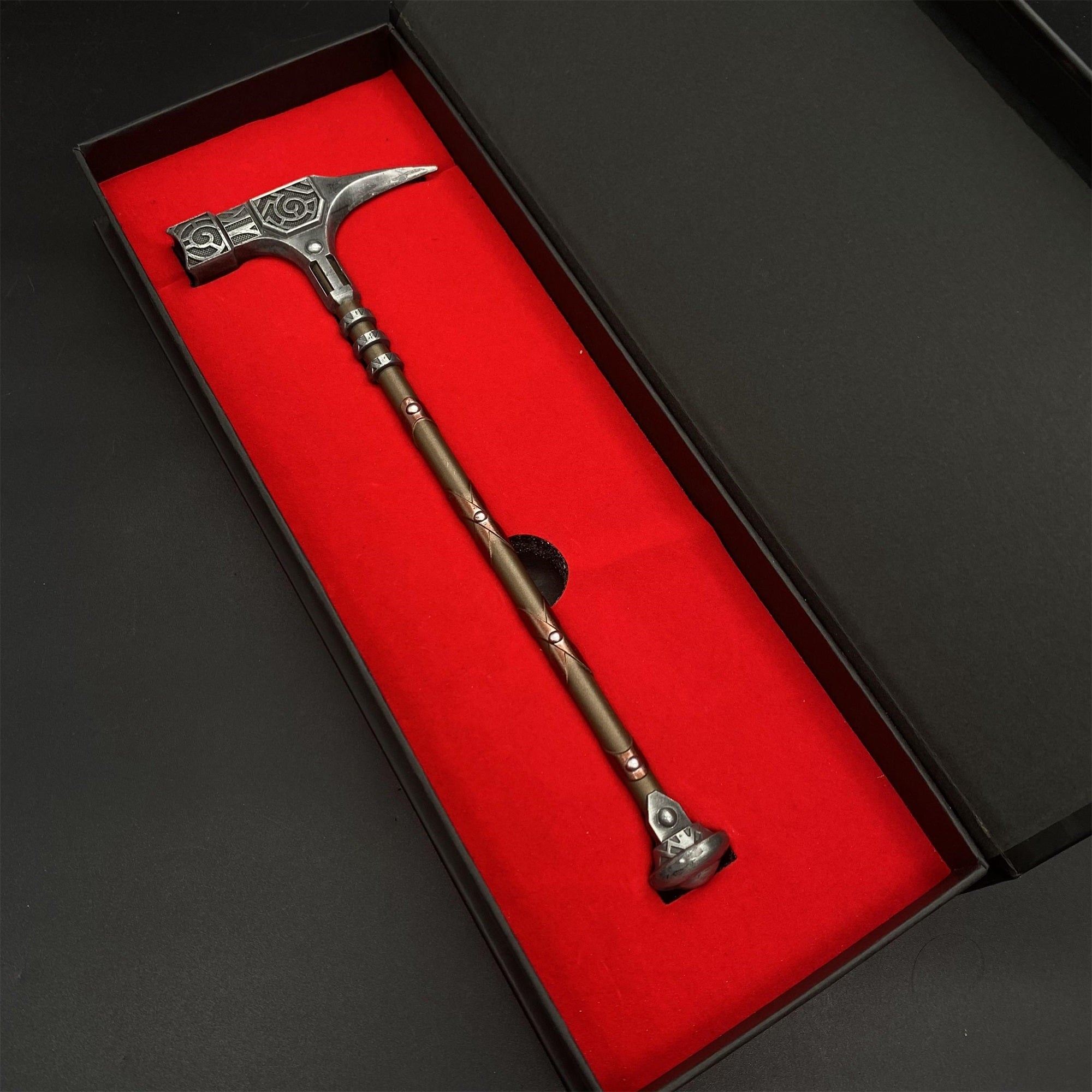 1/6 Scale Skyrim Steel Weapon Skyfroged Weapon Series Metal Crafts Steel War Hammer - Tophatter Daily Deals