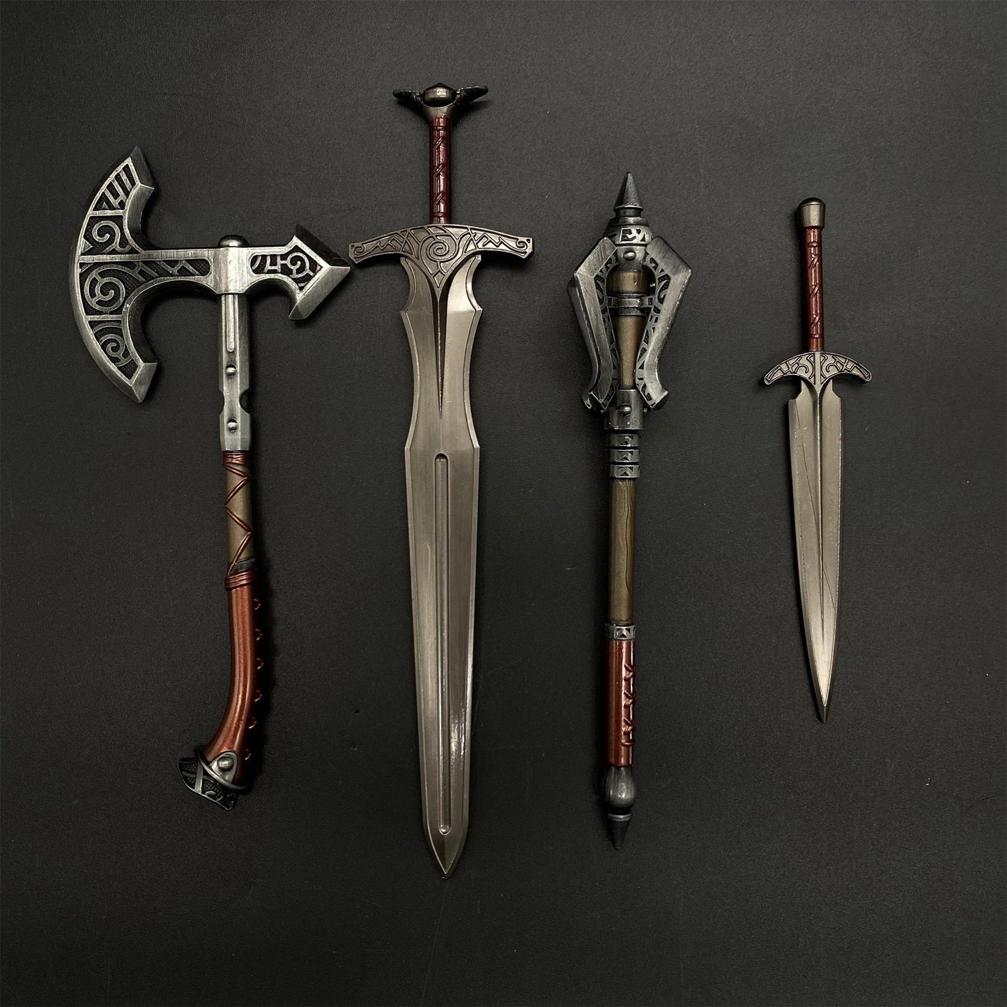 1/6 Scale Skyrim Steel Weapon Skyfroged Weapon Series Metal Crafts - Tophatter Daily Deals