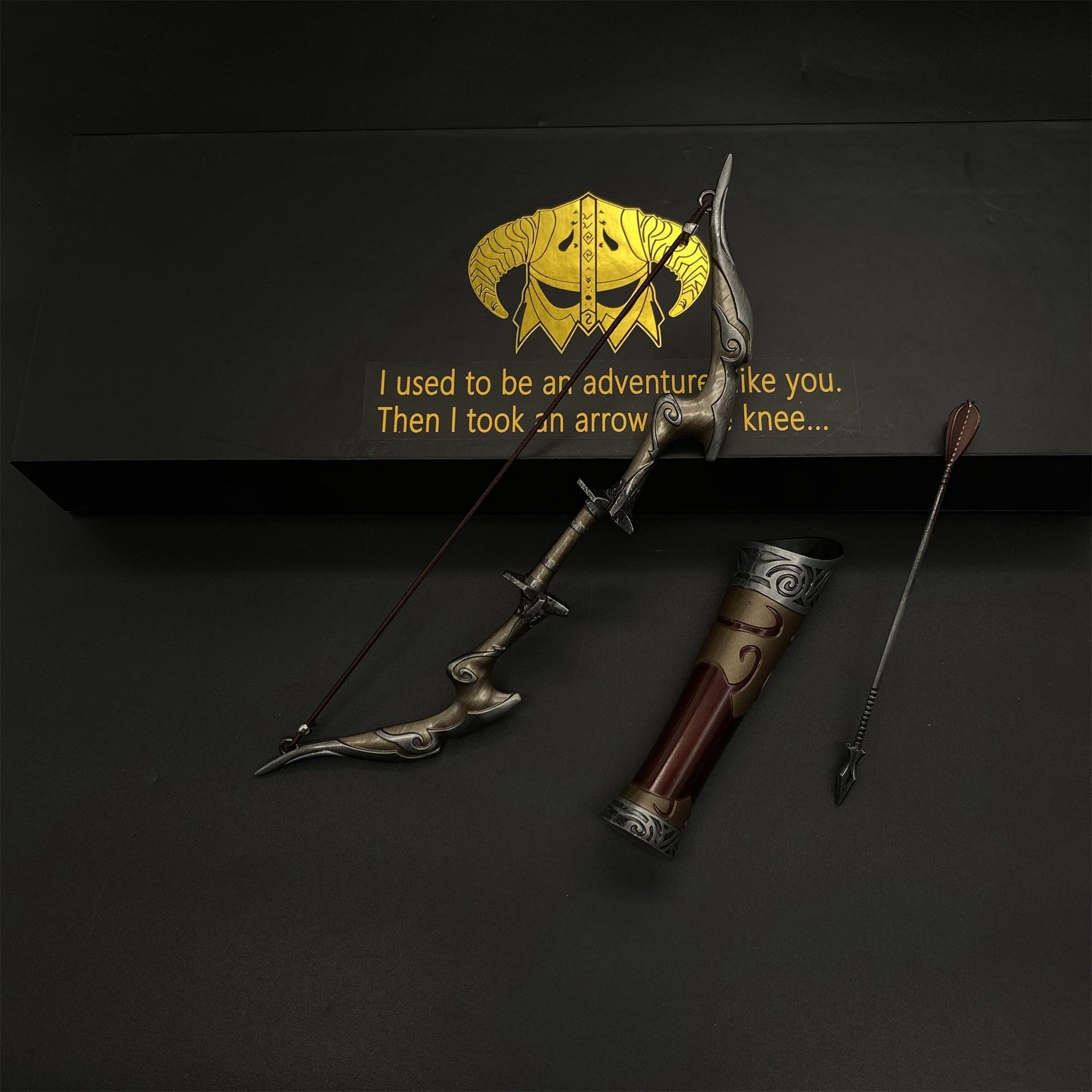 Skyrim Nightingale Bow Metal Miniature - Tophatter Daily Deals