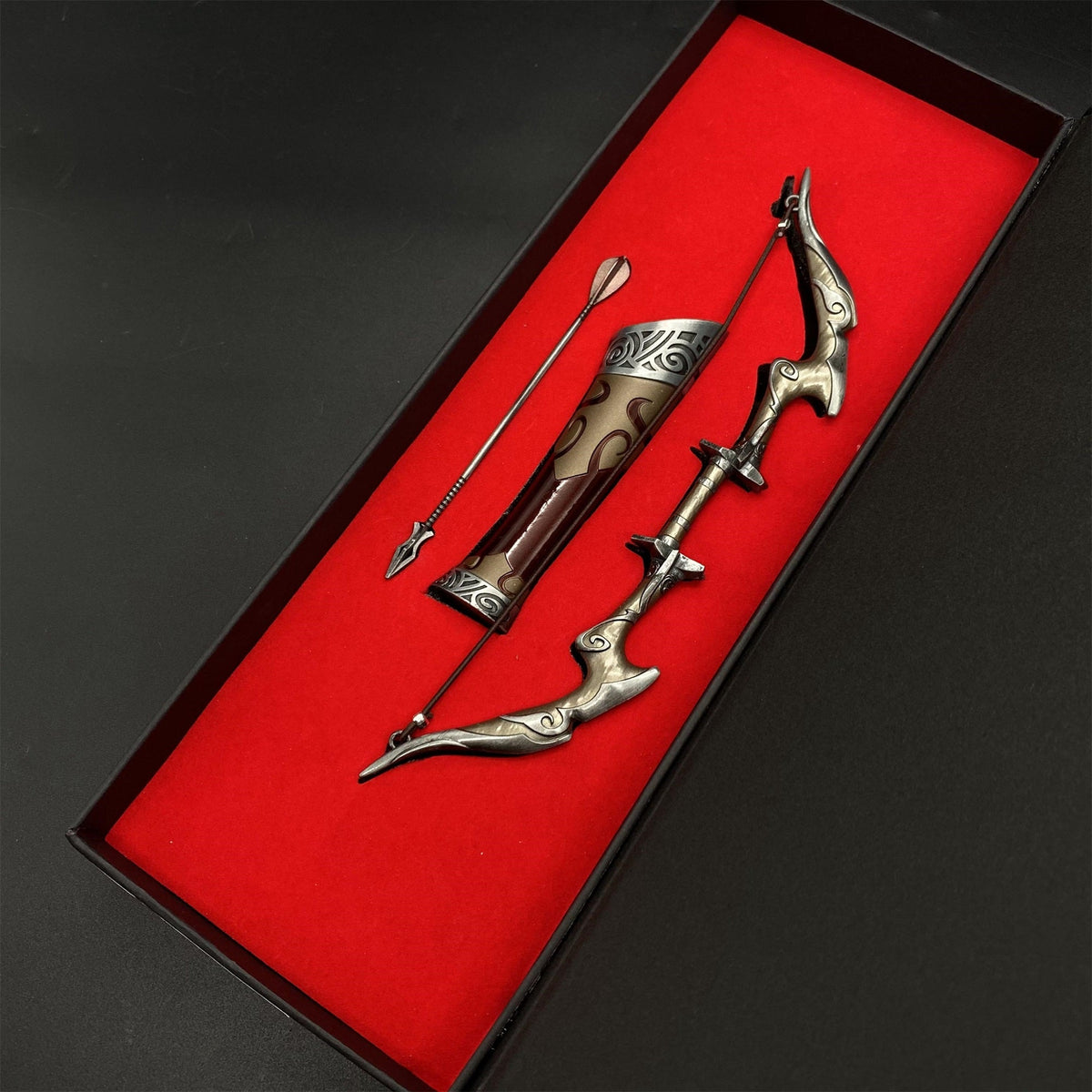 Skyrim Nightingale Bow Metal Miniature Nightingale Bow - Tophatter Daily Deals