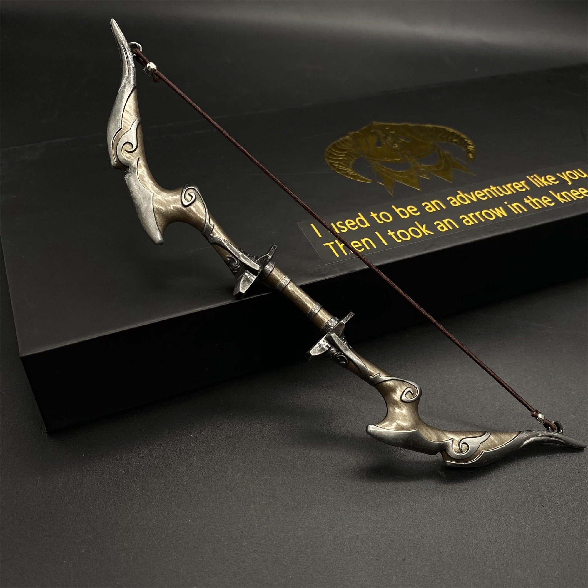 Skyrim Nightingale Bow Metal Miniature - Tophatter Daily Deals