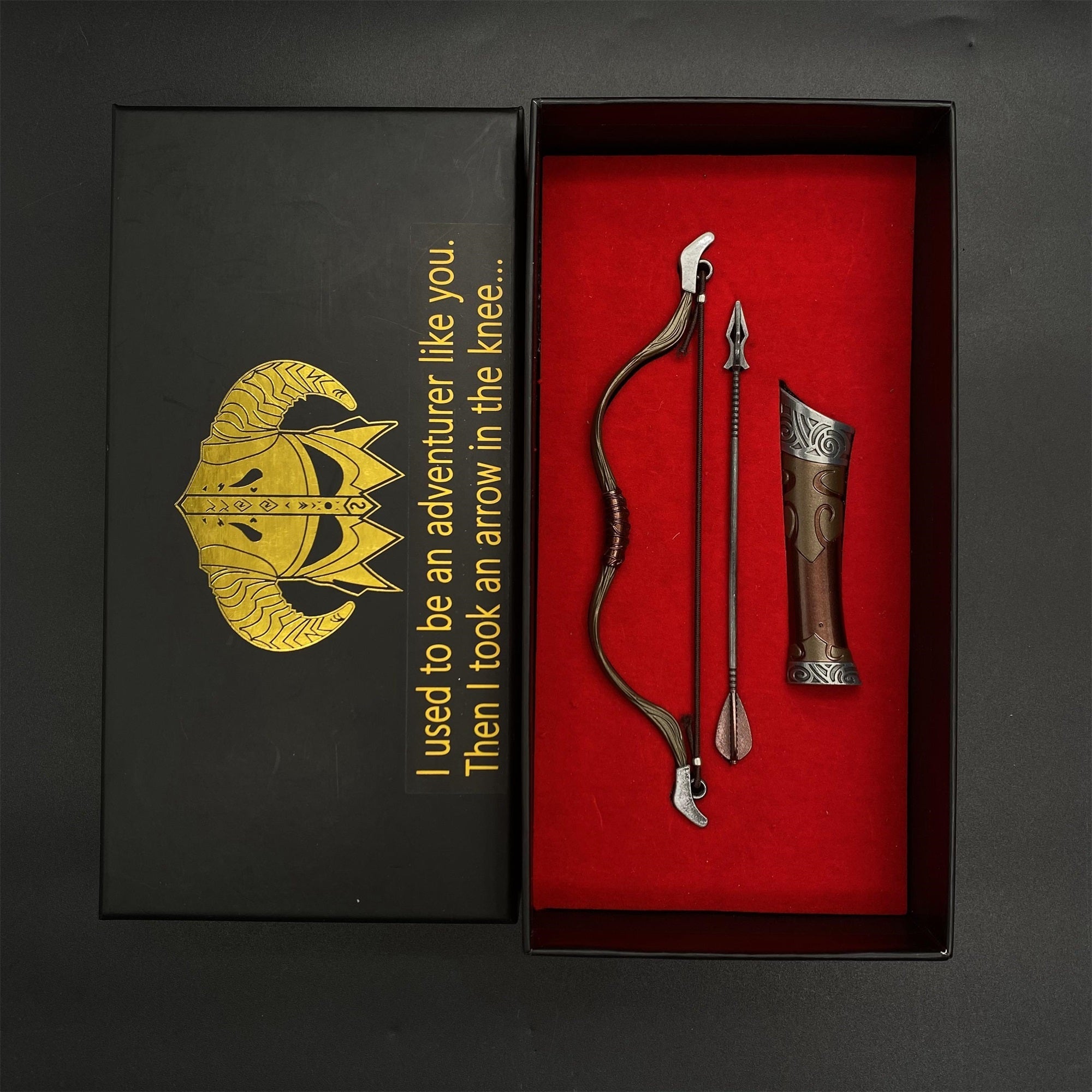 1/6 Scale Skyrim Steel Weapon Skyfroged Weapon Series Metal Crafts Steel Bow - Tophatter Daily Deals