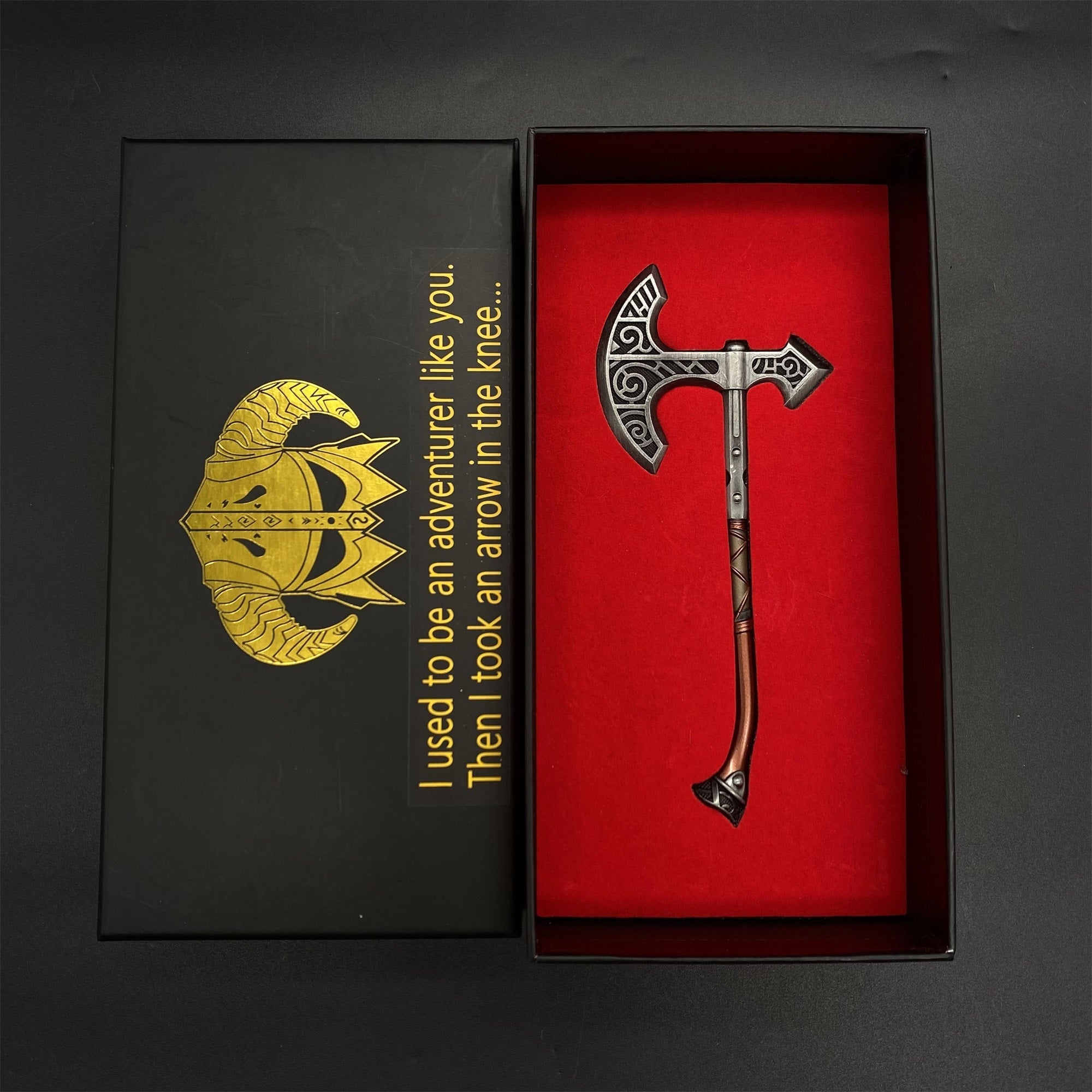 1/6 Scale Skyrim Steel Weapon Skyfroged Weapon Series Metal Crafts Steel Axe - Tophatter Daily Deals