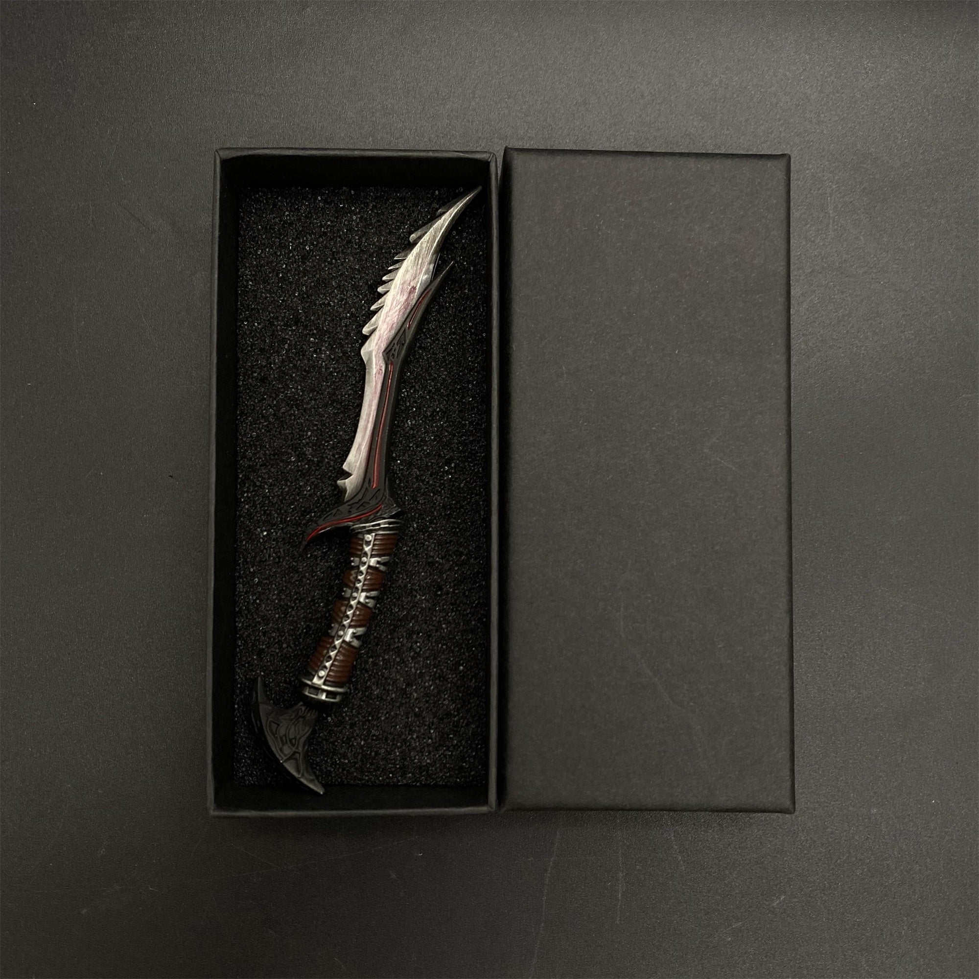 1/6 Scale Skyrim Daedric Weapon Metal Crafts For Collection Daedric Dagger - Tophatter Daily Deals
