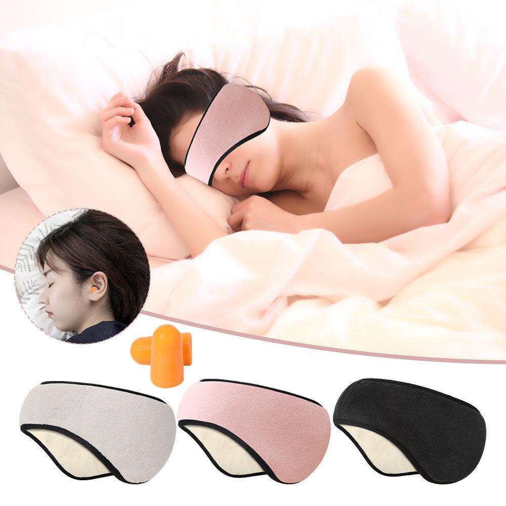 Eye Mask for Sleeping - Sleep Mask Blackout With Ear Muffs For Sleeping Luxury Eye Relaxing Sleep Apparel & Accessories - Tophatter Daily Deals