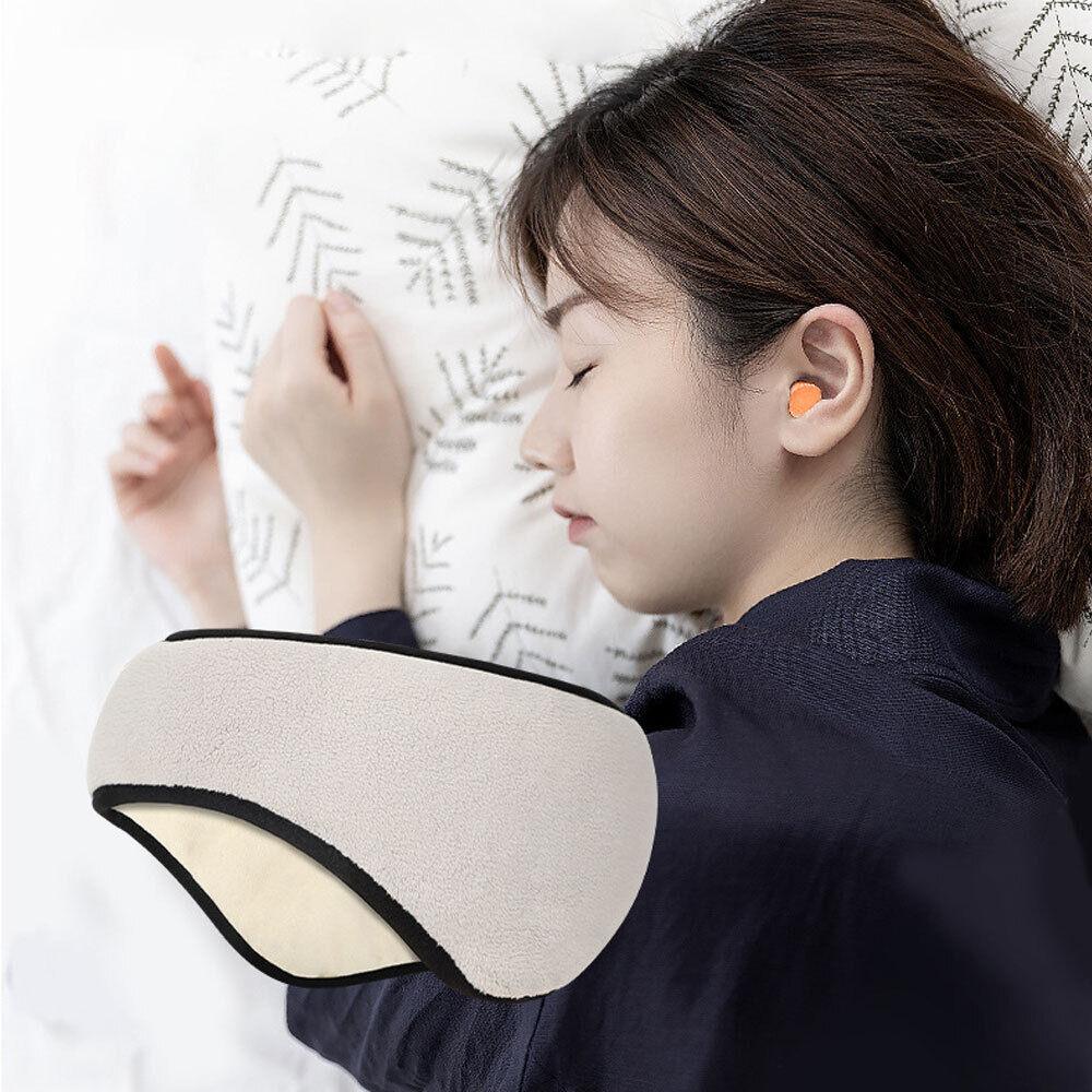Eye Mask for Sleeping - Sleep Mask Blackout With Ear Muffs For Sleeping Luxury Eye Relaxing Sleep Apparel & Accessories - Tophatter Daily Deals