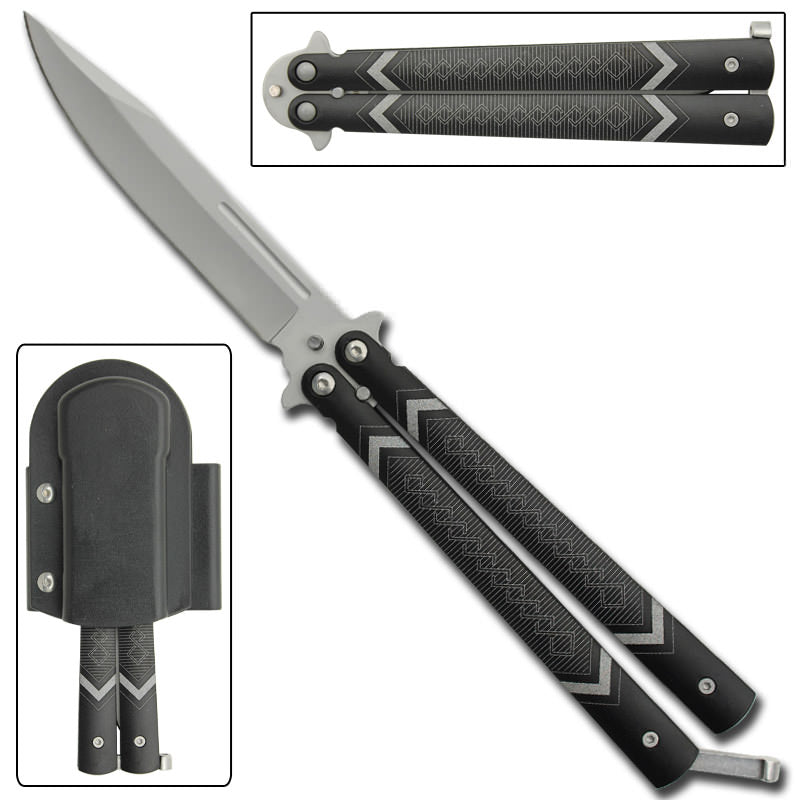 Sleeper Cell Butterfly Knife - TOPHATTER'S ARMORY DEALS Collectible Weapons - Tophatter Daily Deals