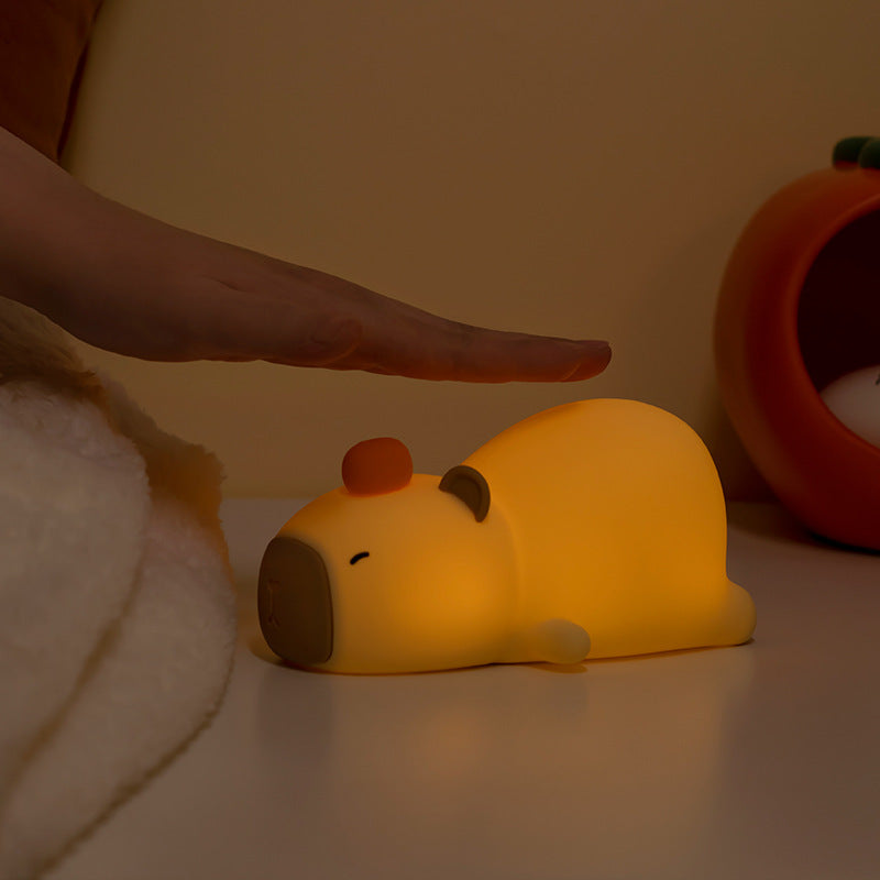 Sleeping Capybara Night Lamp Lighting - Tophatter Daily Deals