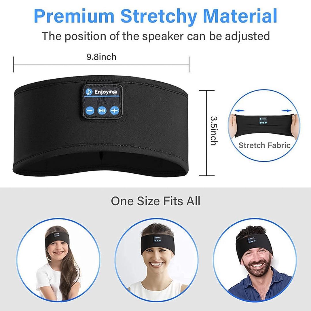 Bluetooth Sleep Headband - Wireless Bluetooth Headband Sleeping Eye Mask Headphones Headset Music Sports UK Apparel & Accessories - Tophatter Daily Deals