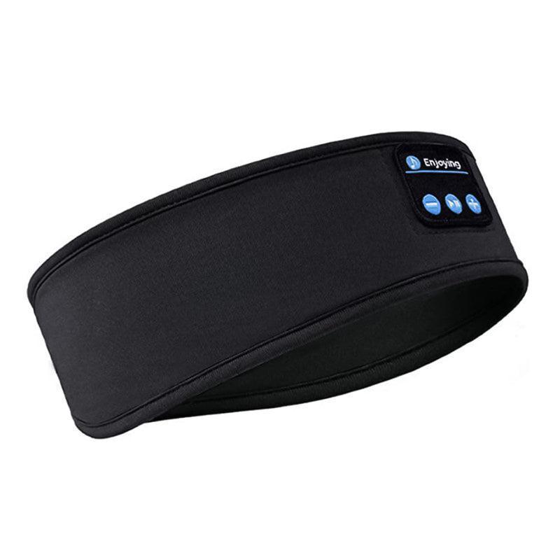 Bluetooth Sleep Headband - Wireless Bluetooth Headband Sleeping Eye Mask Headphones Headset Music Sports UK Black Apparel & Accessories - Tophatter Daily Deals