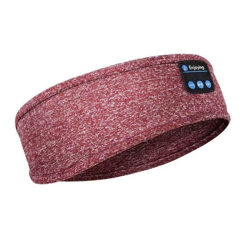 Bluetooth Sleep Headband - Wireless Bluetooth Headband Sleeping Eye Mask Headphones Headset Music Sports UK Red Apparel & Accessories - Tophatter Daily Deals
