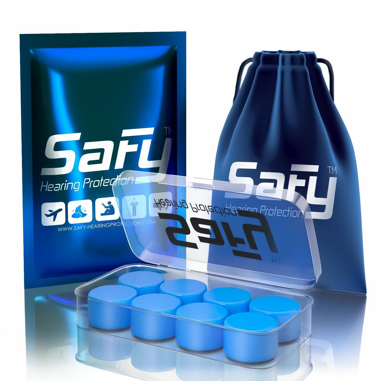 Best Noise Reduction Ear Plugs- Soft Silicone Ear Plugs Reusable & Mouldable for Sleeping Swim Health Care - Tophatter Daily Deals