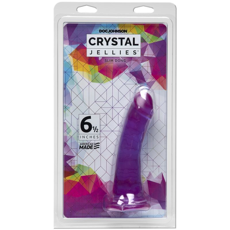 Slim Dong 6.5 in Purple with Suction Cup Base > Dildos > Slim Dildos - Tophatter Daily Deals