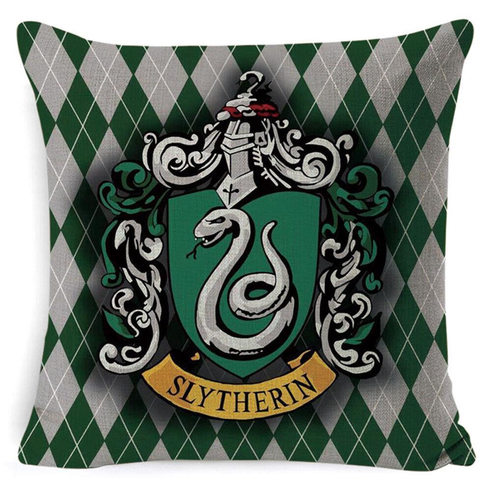 Harry Potter Cushion Covers - Throw Pillow Case Cover Sofa Car Home Office Decor Gift UK Slytherin Festive & Franchise - Tophatter Daily Deals