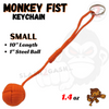 Monkey Fist Self Defense Survival Keychain Paracord - Assorted Colors Orange - Small SD-KeyChain - Tophatter Daily Deals