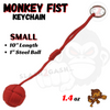 Monkey Fist Self Defense Survival Keychain Paracord - Assorted Colors Red - Small SD-KeyChain - Tophatter Daily Deals