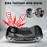 Bike Rear Light - USB LED Bike Tail Light Bicycle Horn Alarm Turn Signals Brake Light Apparel & Accessories - Tophatter Daily Deals
