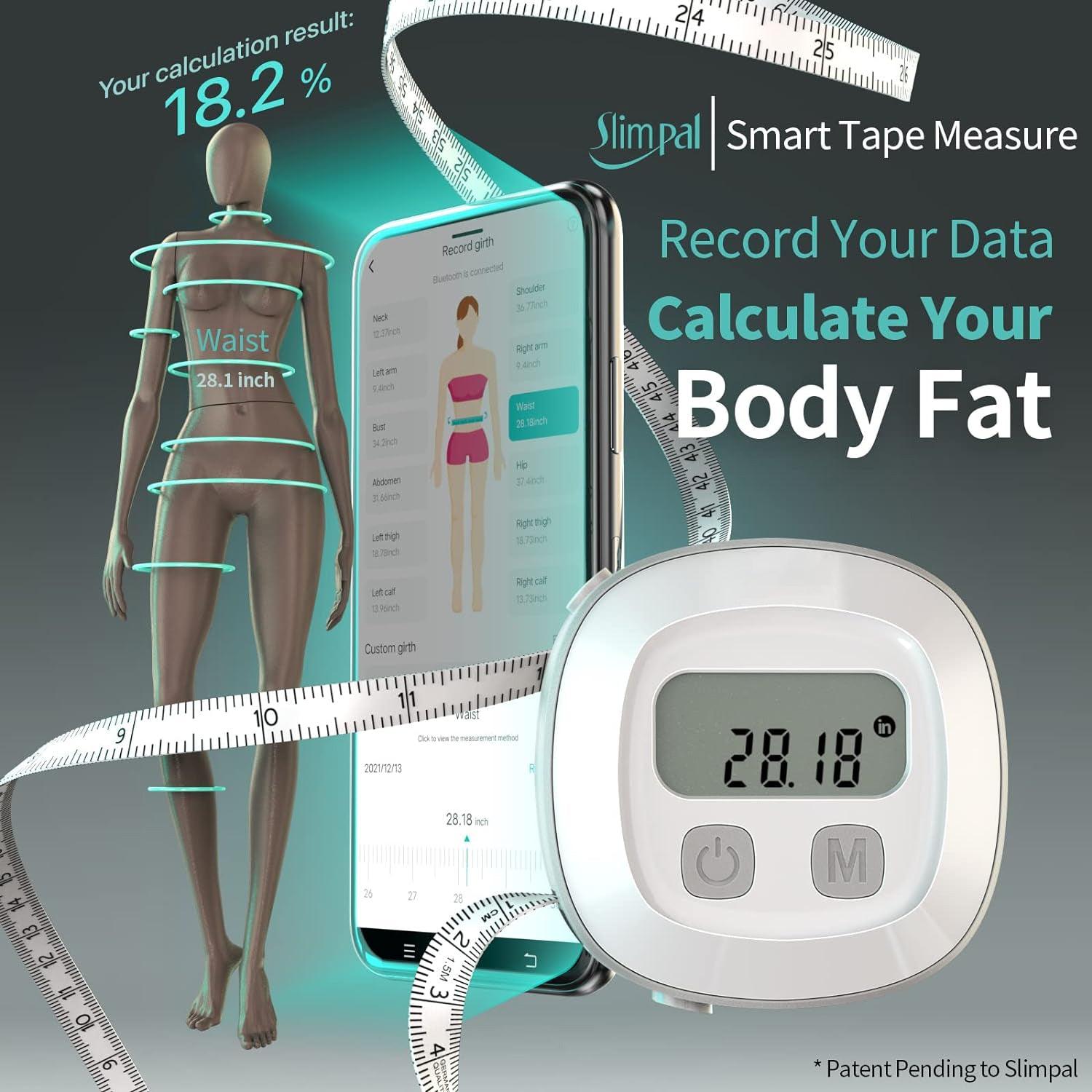 Body Measurements Tape - Body Tape Measure, Tool for Monitoring Body Fat, Measuring Tape for Body Exercise & Fitness - Tophatter Daily Deals