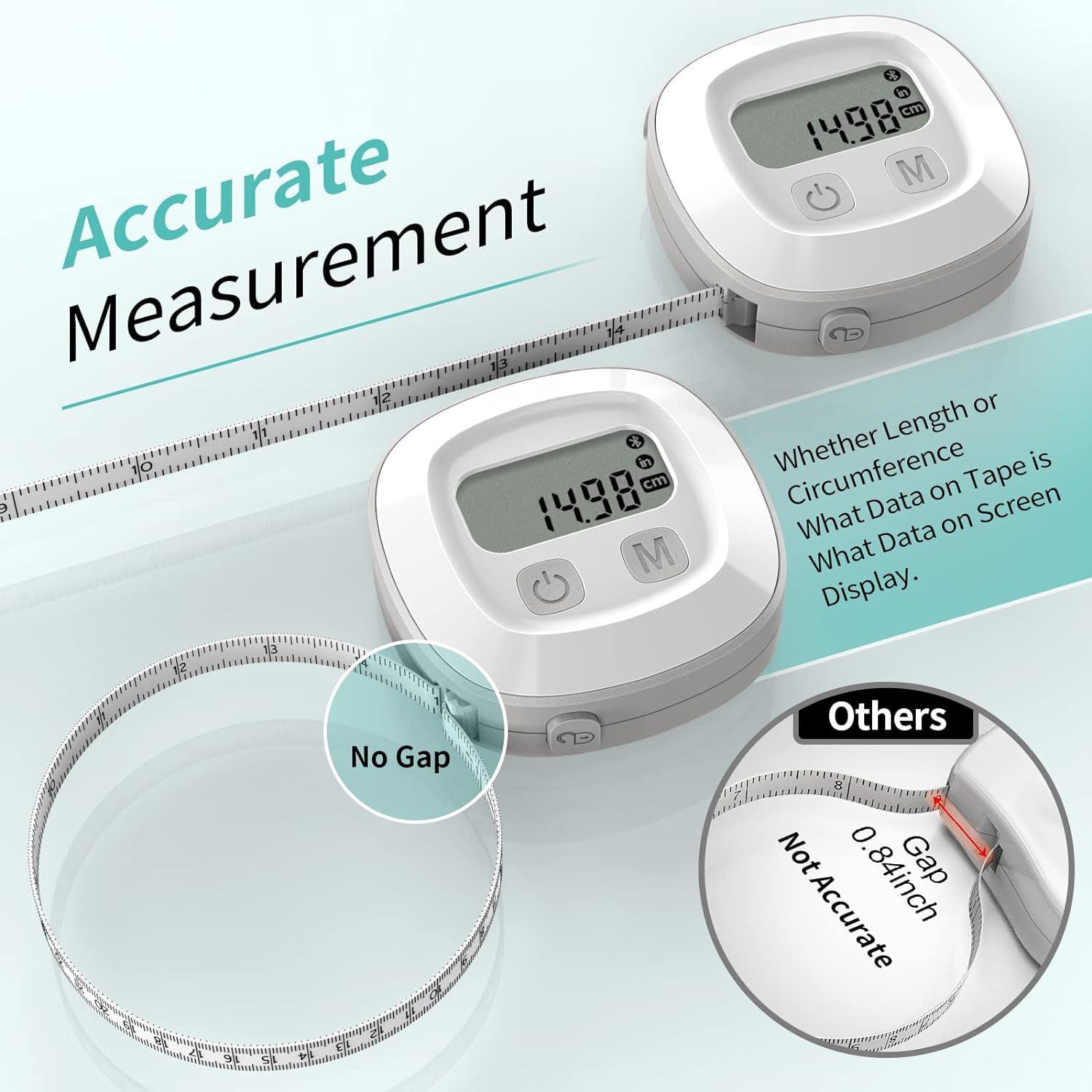 Body Measurements Tape - Body Tape Measure, Tool for Monitoring Body Fat, Measuring Tape for Body Exercise & Fitness - Tophatter Daily Deals