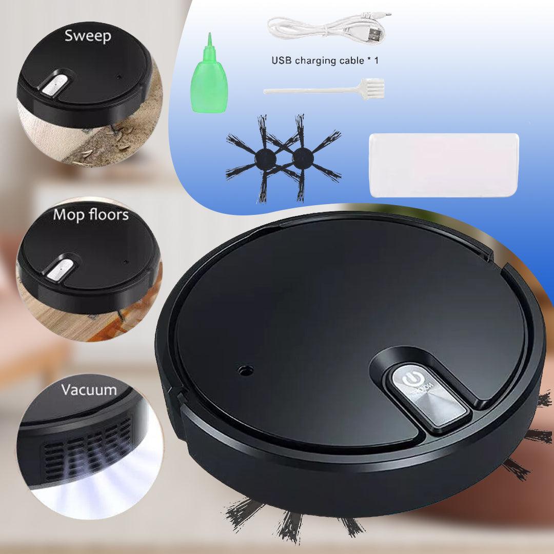 Robot Hoover and Mop - Rechargeable Smart Sweeping Robot Vacuum Cleaner Automatic Floor Mop Sweeper UK Apparel & Accessories - Tophatter Daily Deals
