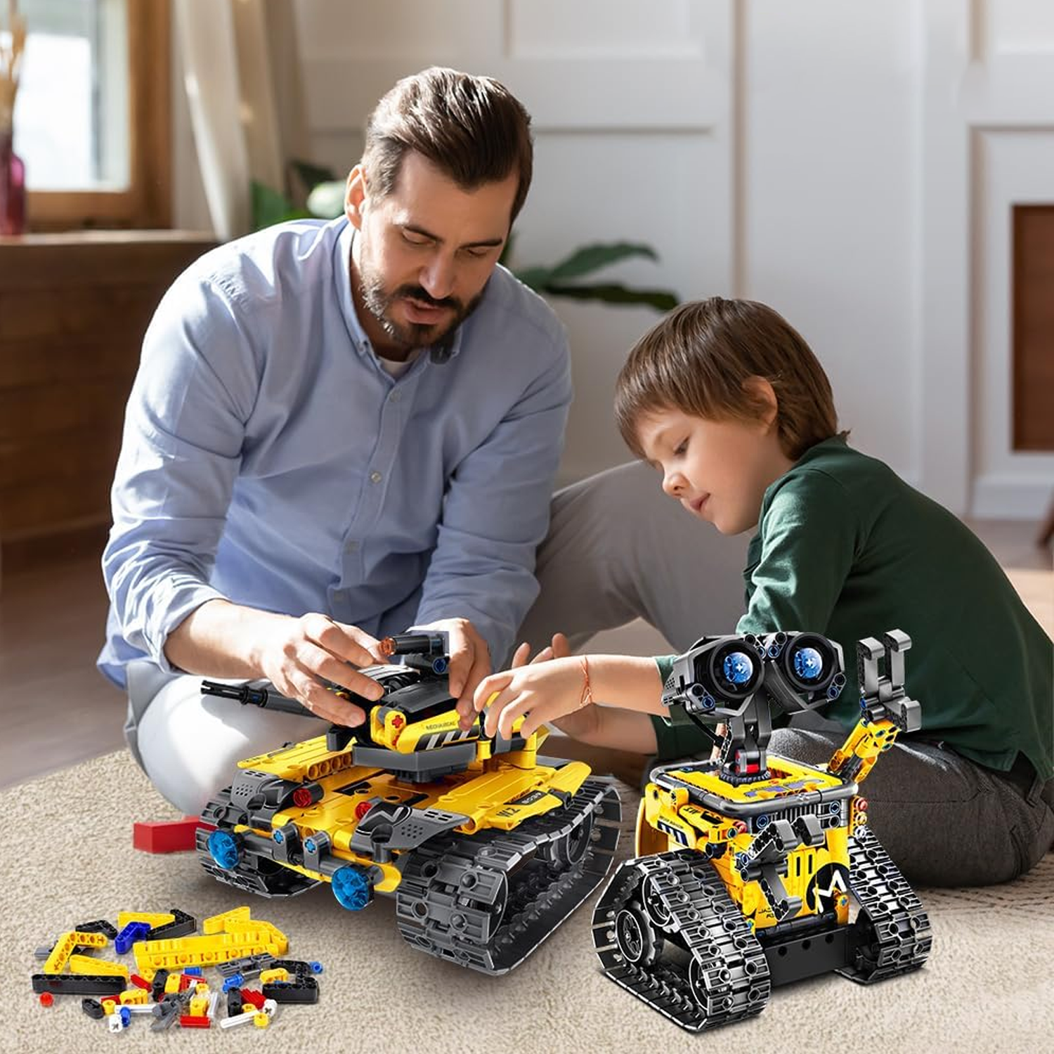 Technic Robot Building Kit – 4 In 1 Technic Robot Building Kit for Kids Boys Aged 6-12 Remote & App Technic Robot Building Kit - Tophatter Daily Deals