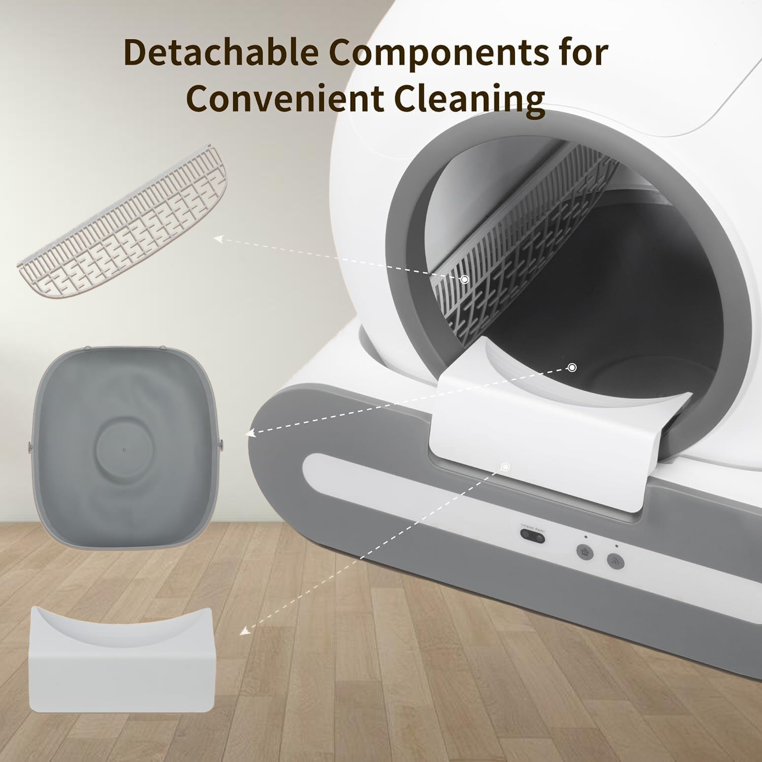 Self Cleaning Cat Litter – Automatic Odour Control Tray for Hassle-Free Cleaning Pet Products - Tophatter Daily Deals