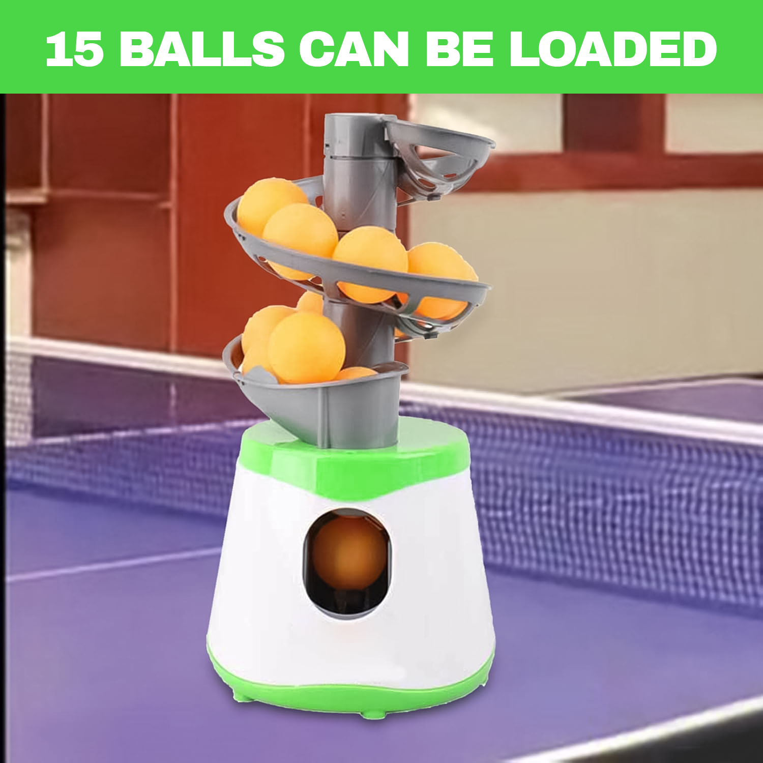 Table Tennis Robot Machine – Smart Ping Pong Trainer for Solo Practice and Drills Electronic - Tophatter Daily Deals