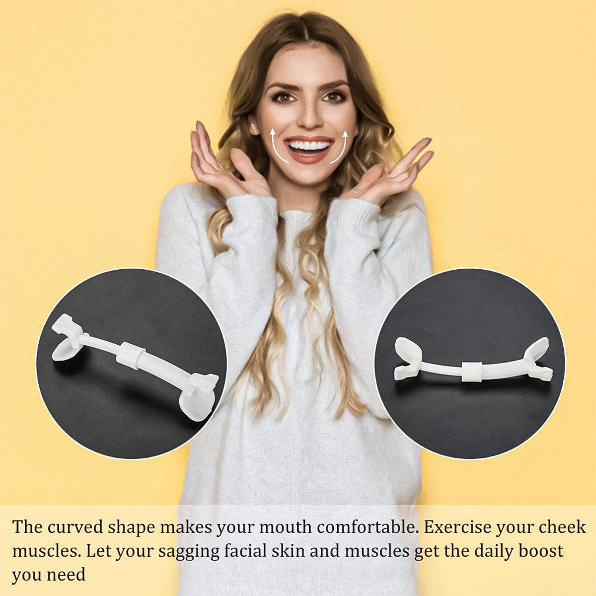 Facial Flex UK - Slim Mouth Piece Cheek Toner Facial Muscle Exerciser Toning Tool Health & Beauty - Tophatter Daily Deals