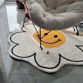Smiley Daisy Rug Rugs - Tophatter Daily Deals