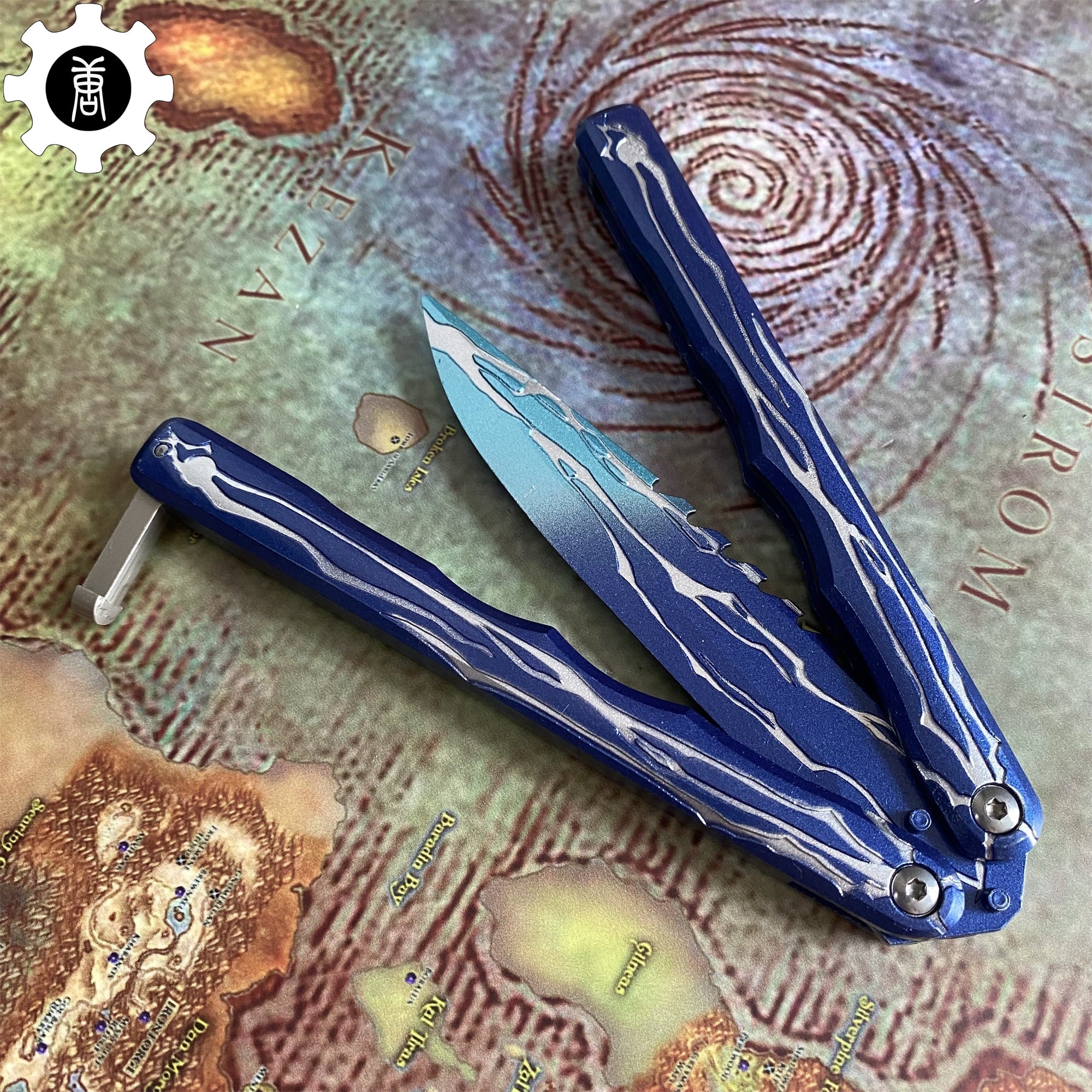 Smite Knife Inspired Game Balisong For Collection - Tophatter Daily Deals