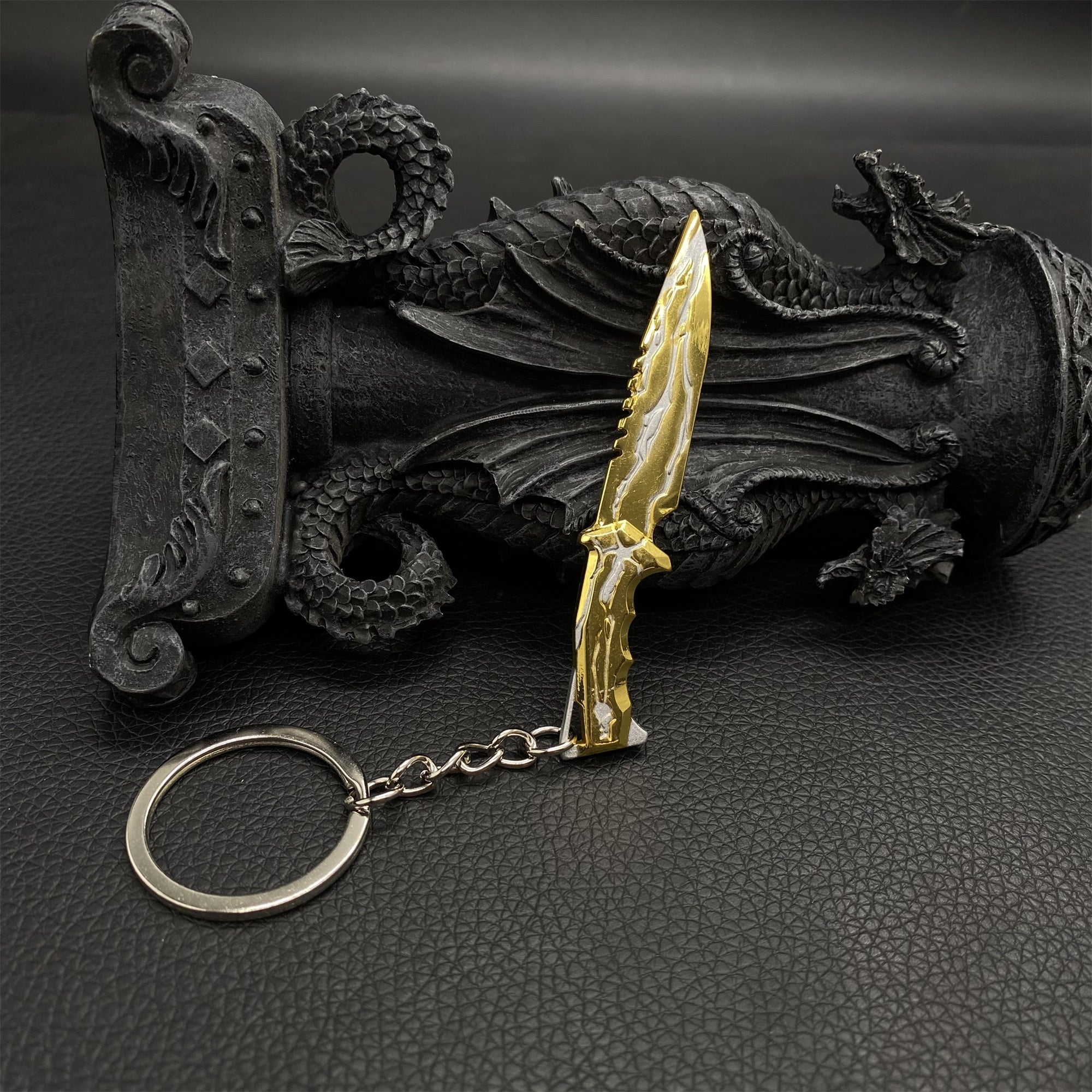 Metal Mini Smite Knife Keychain Pendant - Tophatter Daily Deals