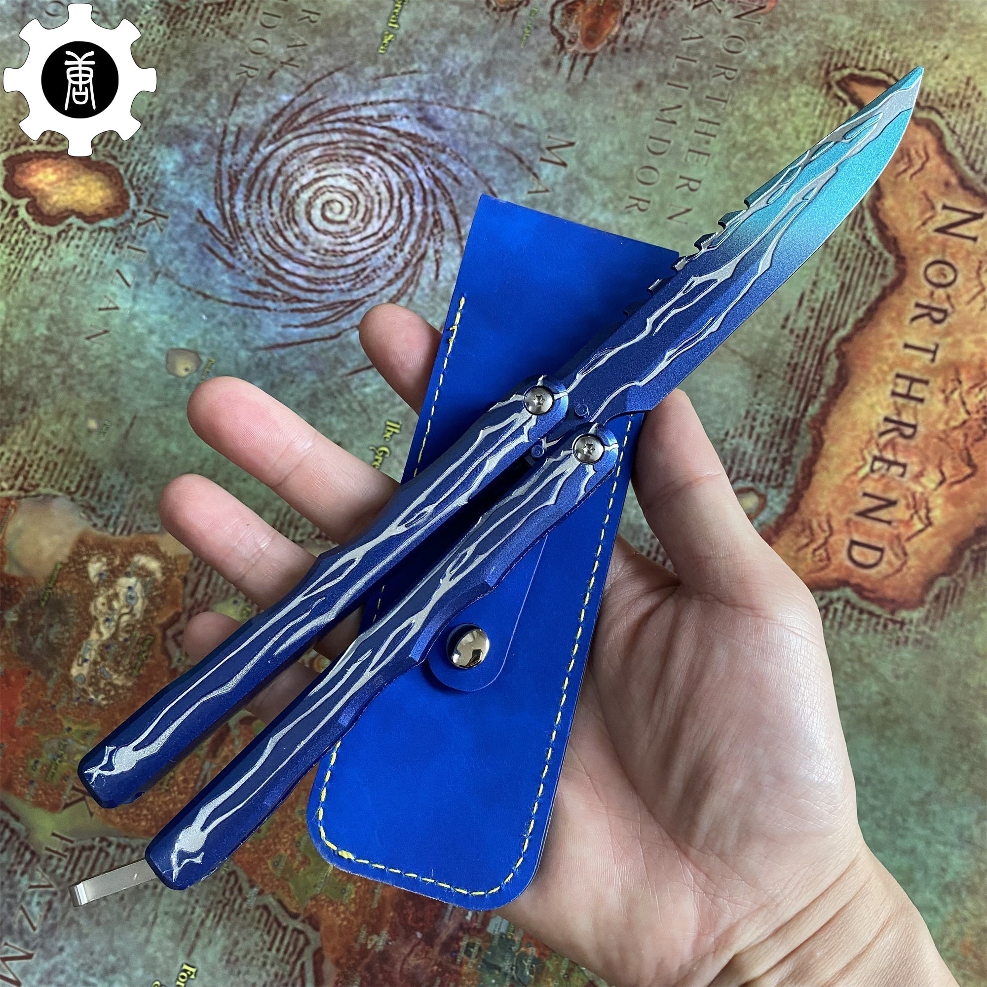 Smite Knife Inspired Game Balisong For Collection Smite Knife Only - Tophatter Daily Deals