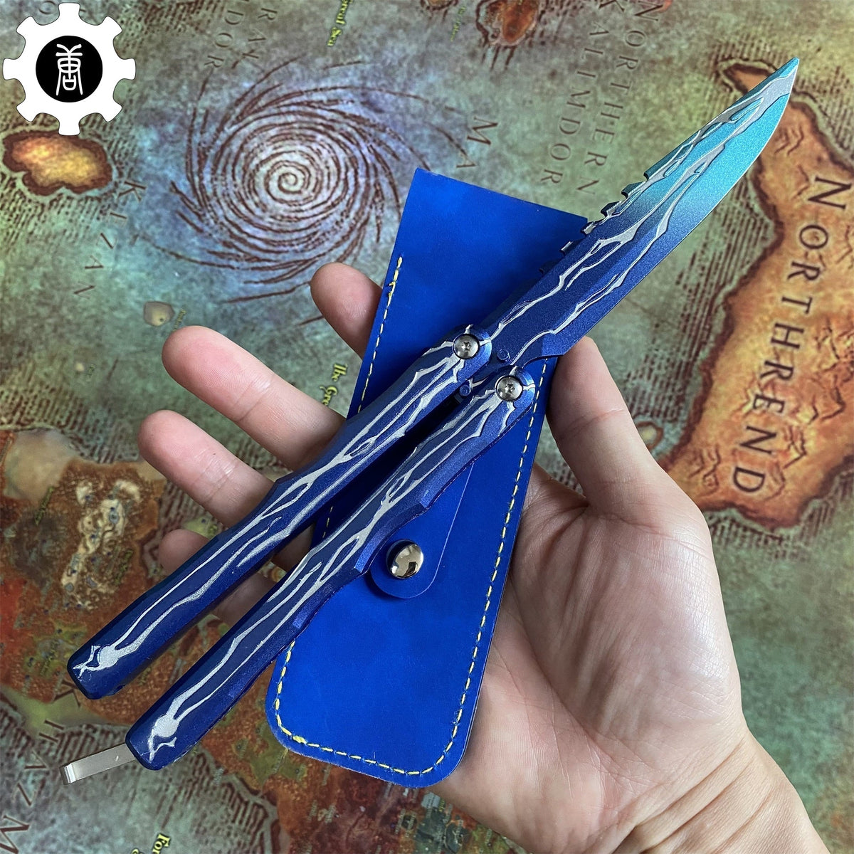 Smite Knife Inspired Game Balisong For Collection Smite Knife Only - Tophatter Daily Deals