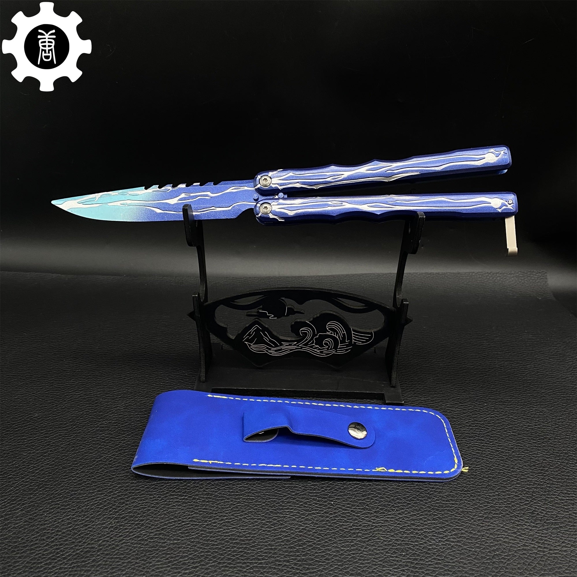 Smite Knife Inspired Game Balisong For Collection Smite Knife & Stand - Tophatter Daily Deals