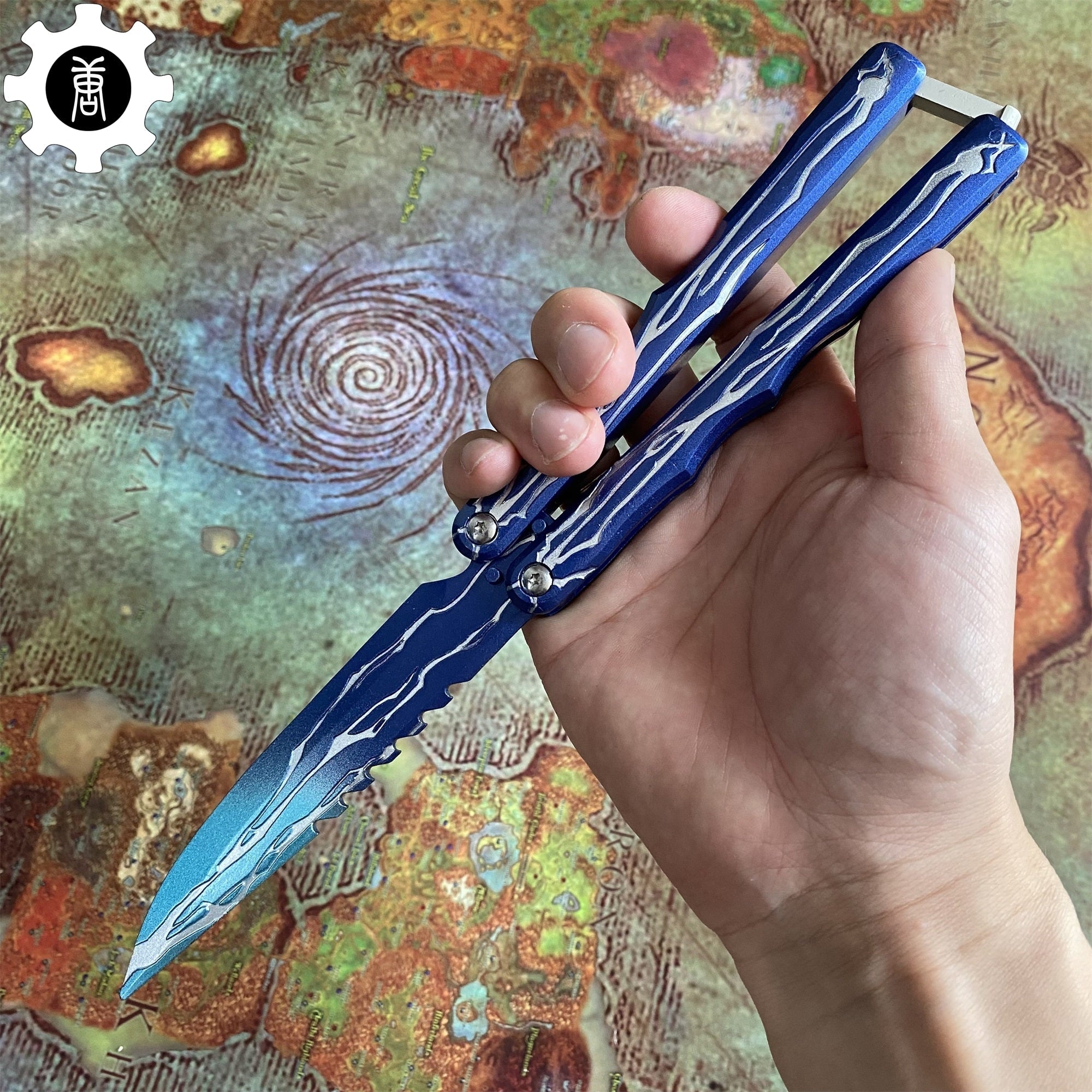 Smite Knife Inspired Game Balisong For Collection - Tophatter Daily Deals