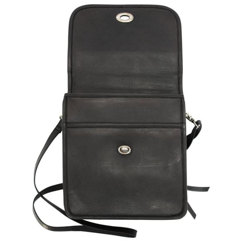 Smith & Wesson Leather Vintage Crossbody Concealed Carry Handbag Handgun Purses - Tophatter Daily Deals