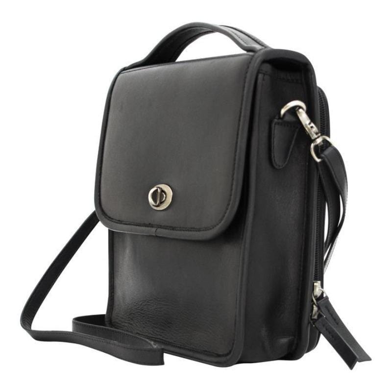 Smith & Wesson Leather Vintage Crossbody Concealed Carry Handbag Handgun Purses - Tophatter Daily Deals