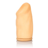 Smooth 3 Inch Ivory Latex Penis Extension with Roll Down Sleeve > Sex Toys For Men > Penis Sleeves - Tophatter Daily Deals