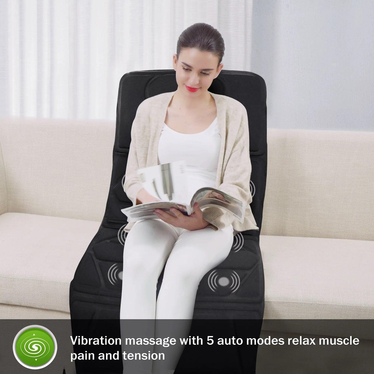 Full Body Massage Mat UK - Massage Mat with Heating, Massage Pad with 10 Vibrating Motors Health & Beauty - Tophatter Daily Deals