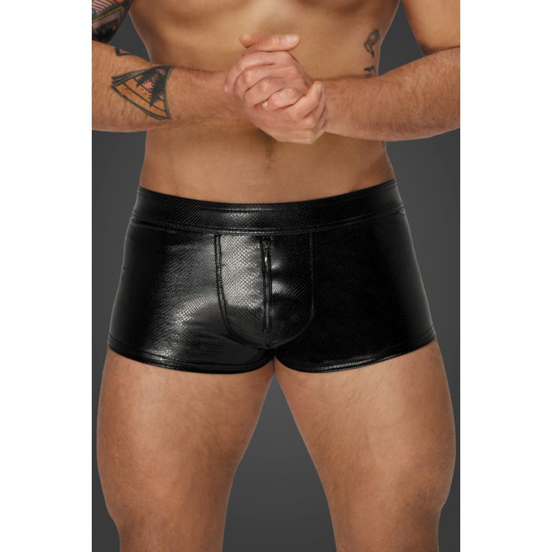 Snake Wetlook Short Shorts with Exotic Print > Clothes > Mens Latex - Tophatter Daily Deals